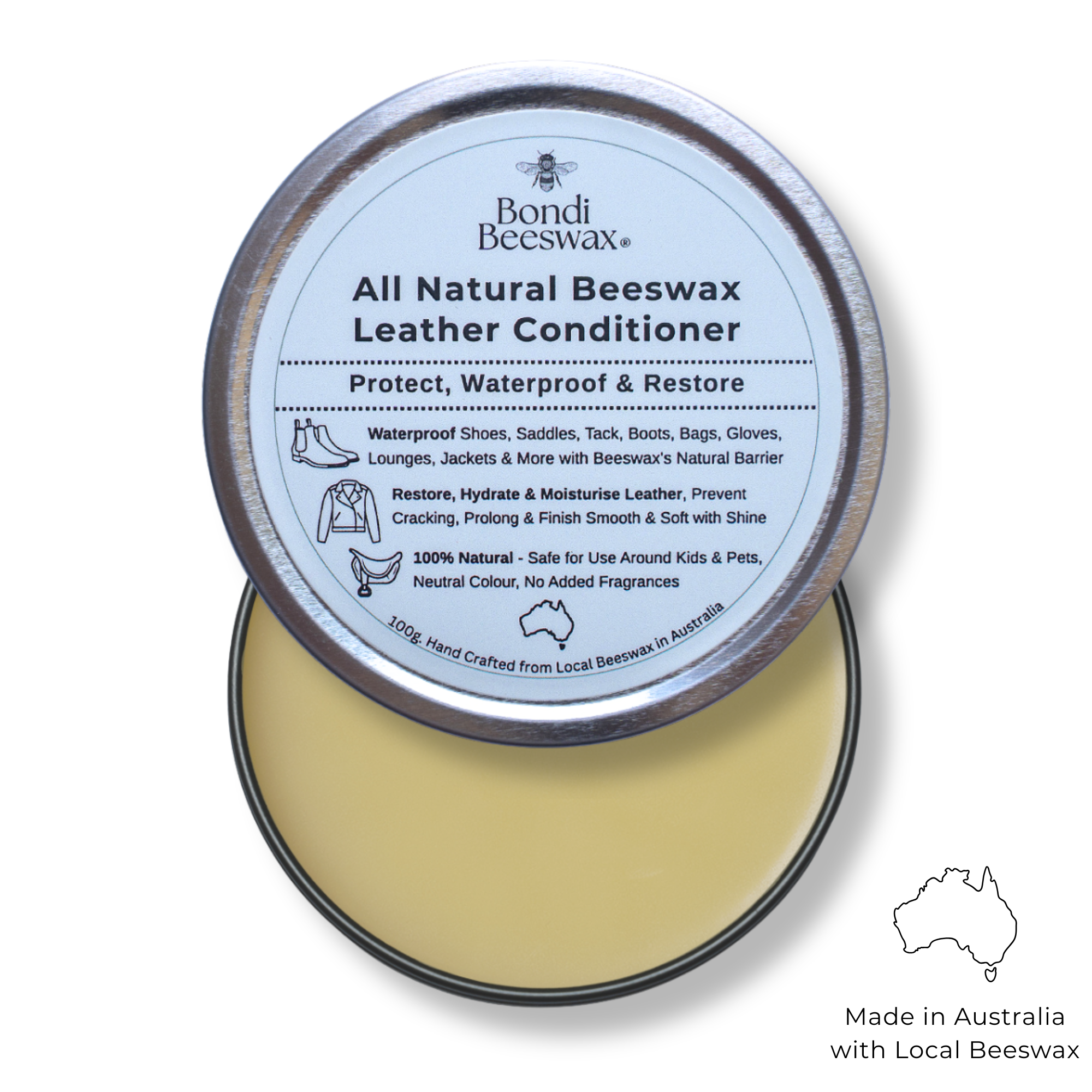 Bondi Beeswax Leather Conditioner &amp; Waterproof Wax