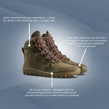 Vivobarefoot - Tracker Leather AT II - Bracken (Mens)