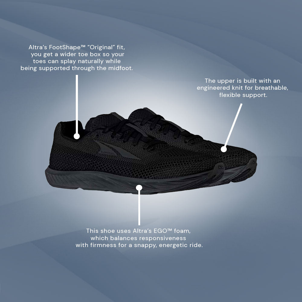 Altra - Escalante Racer 2 - Black/Black - Mens
