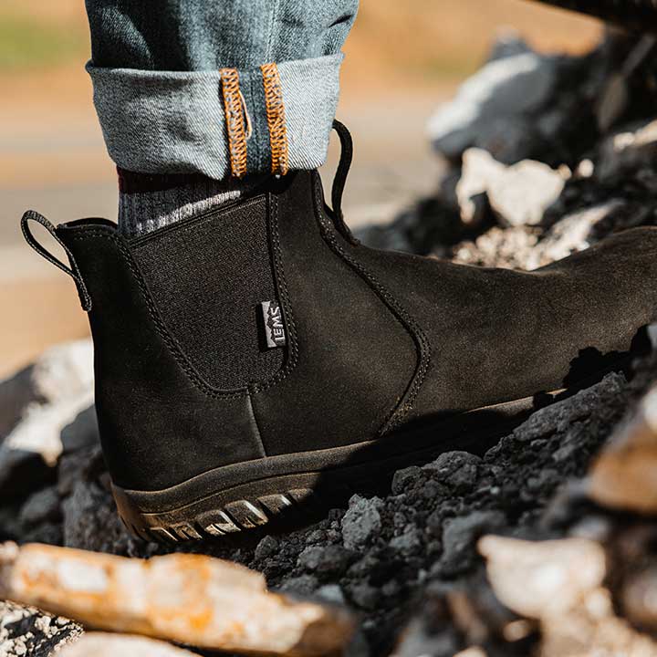 Lems Chelsea Boot Waterproof Obsidian (Unisex) – Bprimal Footwear