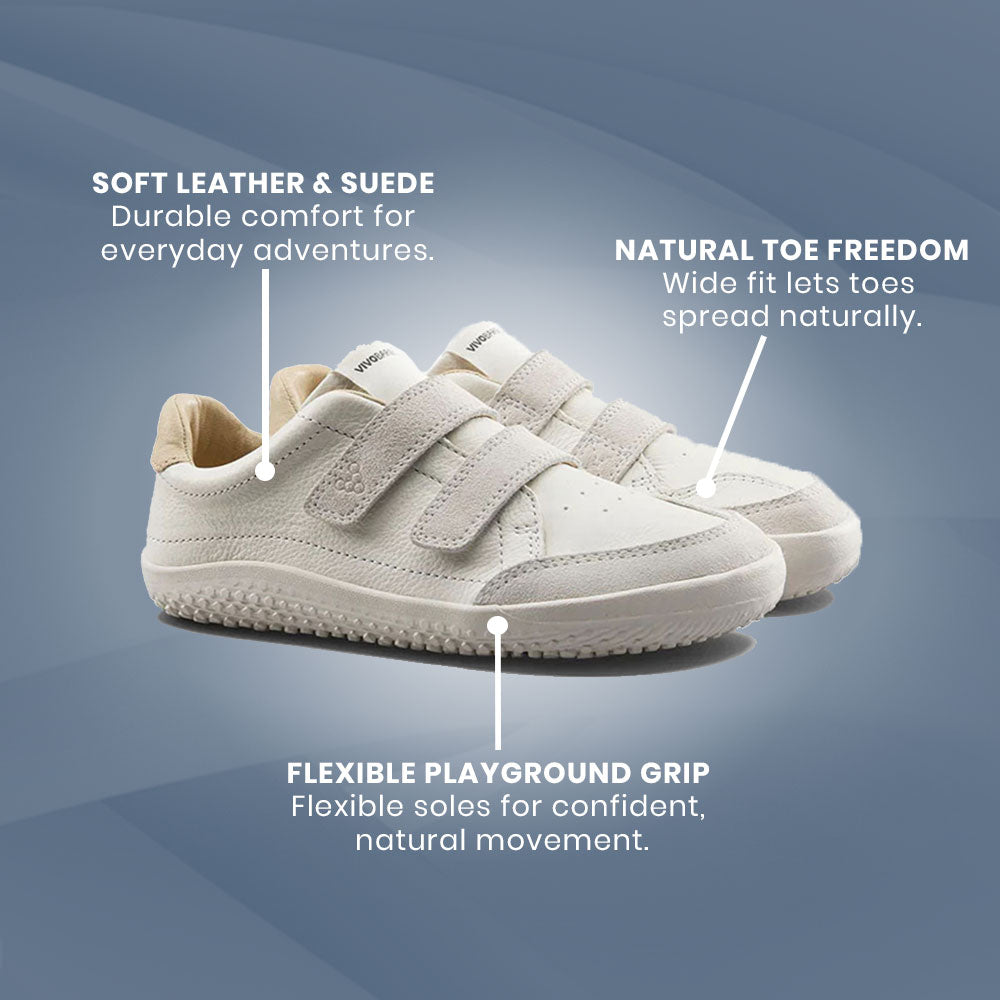 Vivobarefoot - Gobi Sneaker Kids - Limestone