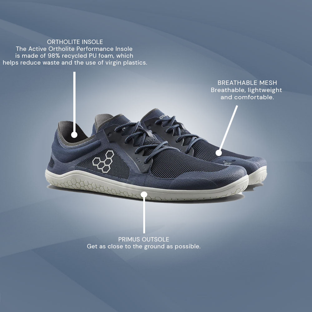 Vivobarefoot - Primus Lite 3.5 (Mens) - Midnight