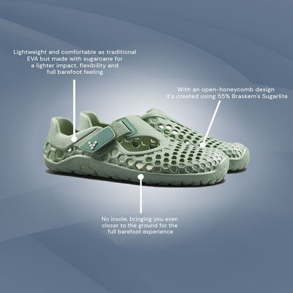 Vivobarefoot - Ultra Sugarlite Kids - Glacial Green