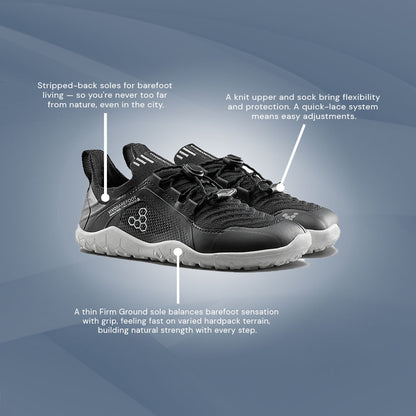 Vivobarefoot - Primus Trail Knit FG Kids - Eclipse