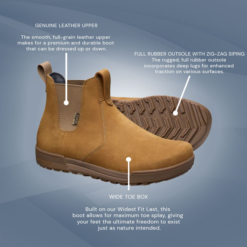 Lems - Chelsea Boot Tuff - Wheat (Unisex)