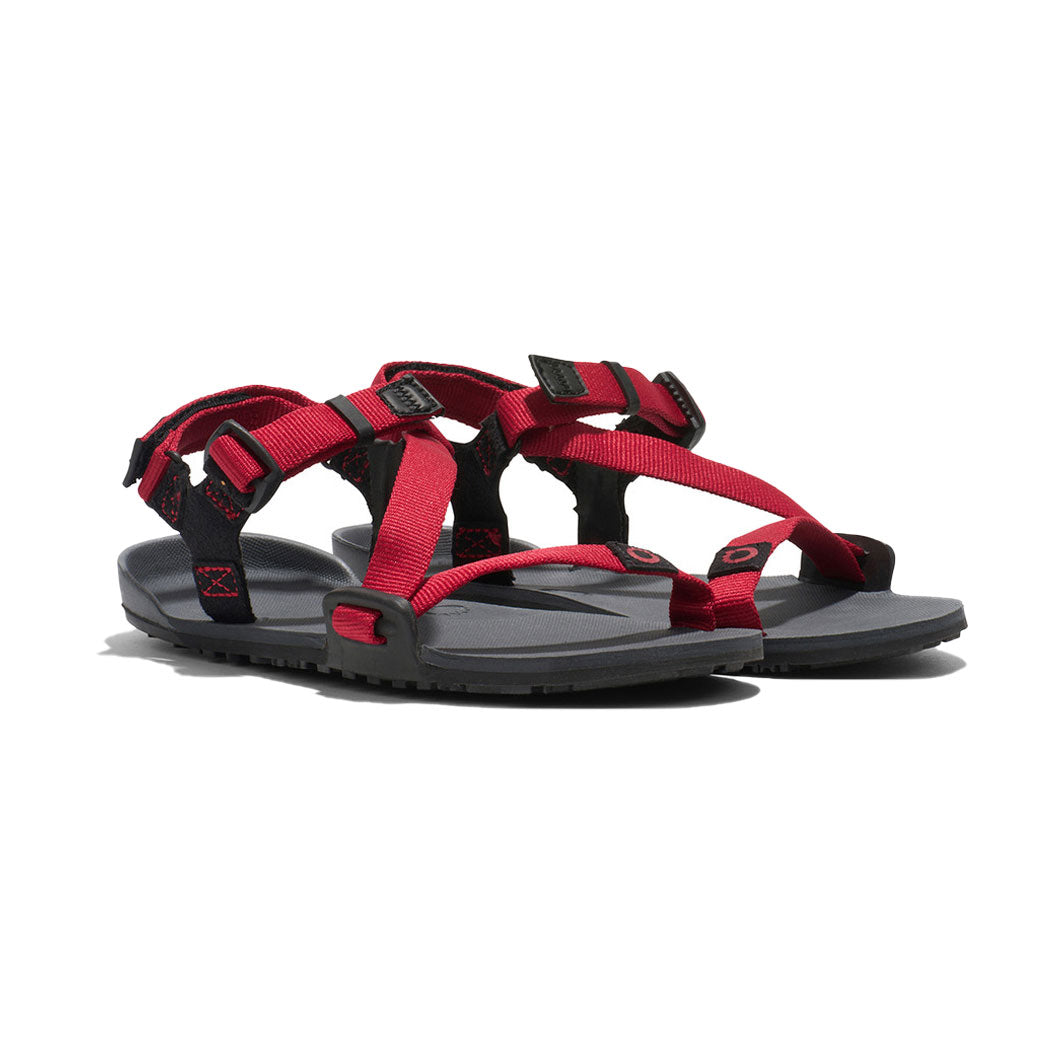 XeroShoes - Z-Trail - Kids - Charcoal / Red Pepper