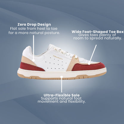 Barebarics - Wave 2.0 - White/Burgundy - (Womens)