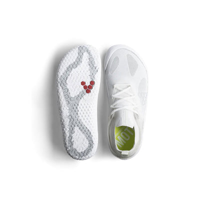 Vivobarefoot Motus Strength (Womens) - Bright White/Grey