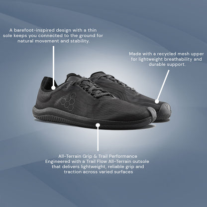 Vivobarefoot - Primus Flow (Mens) - Dark Shadow