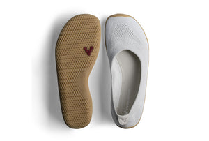 Vivobarefoot Primus Asana Yin Ballerina Knit (Womens) - Limestone