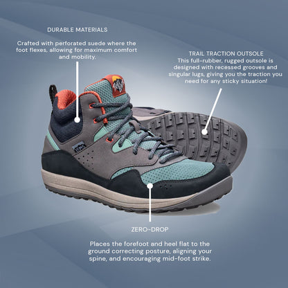 Lems - Trail Blazer Mid - Fog (Unisex)