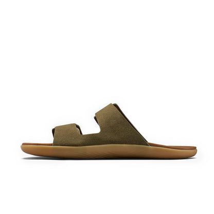 Vivobarefoot  Sensus Yin Slide (Womens) - Dark Olive