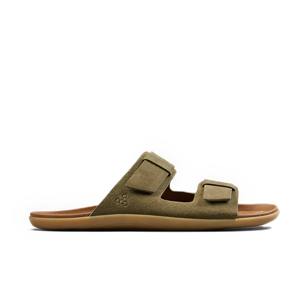 Vivobarefoot  Sensus Yin Slide (Womens) - Dark Olive