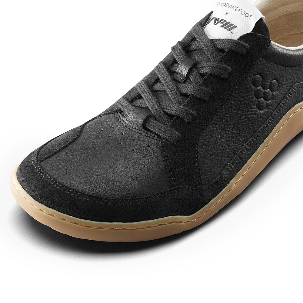 Vivobarefoot Gobi II Sneaker Premium Leather (Womens) - Obsidian