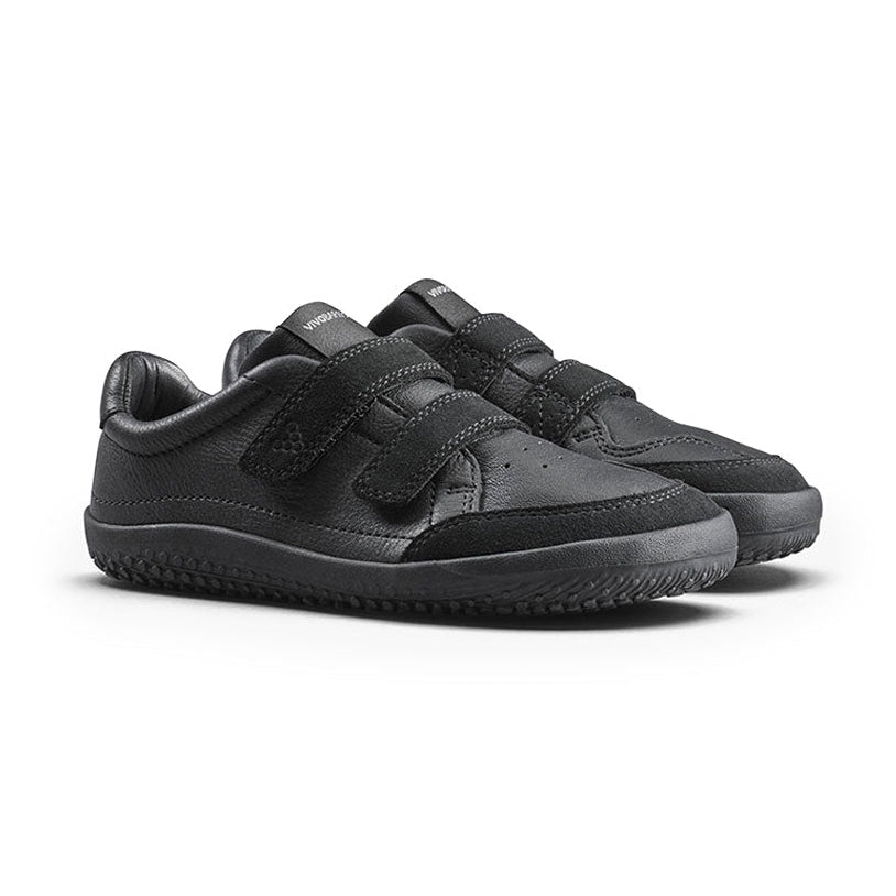Vivobarefoot - Vivobarefoot Gobi Sneaker School Kids - Obsidian