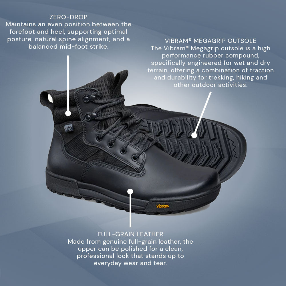 Lems - Tactical Pro Mid - Night Hawk (Unisex)