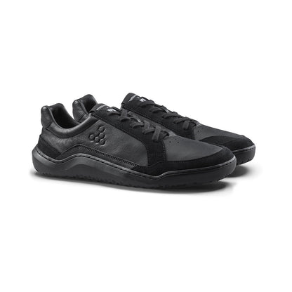 Vivobarefoot Gobi II Sneaker Premium Leather (Mens) - Triple Obsidian