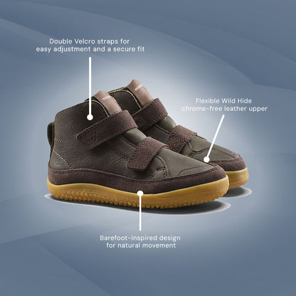 Vivobarefoot - Gobi Boot Preschool - Bracken