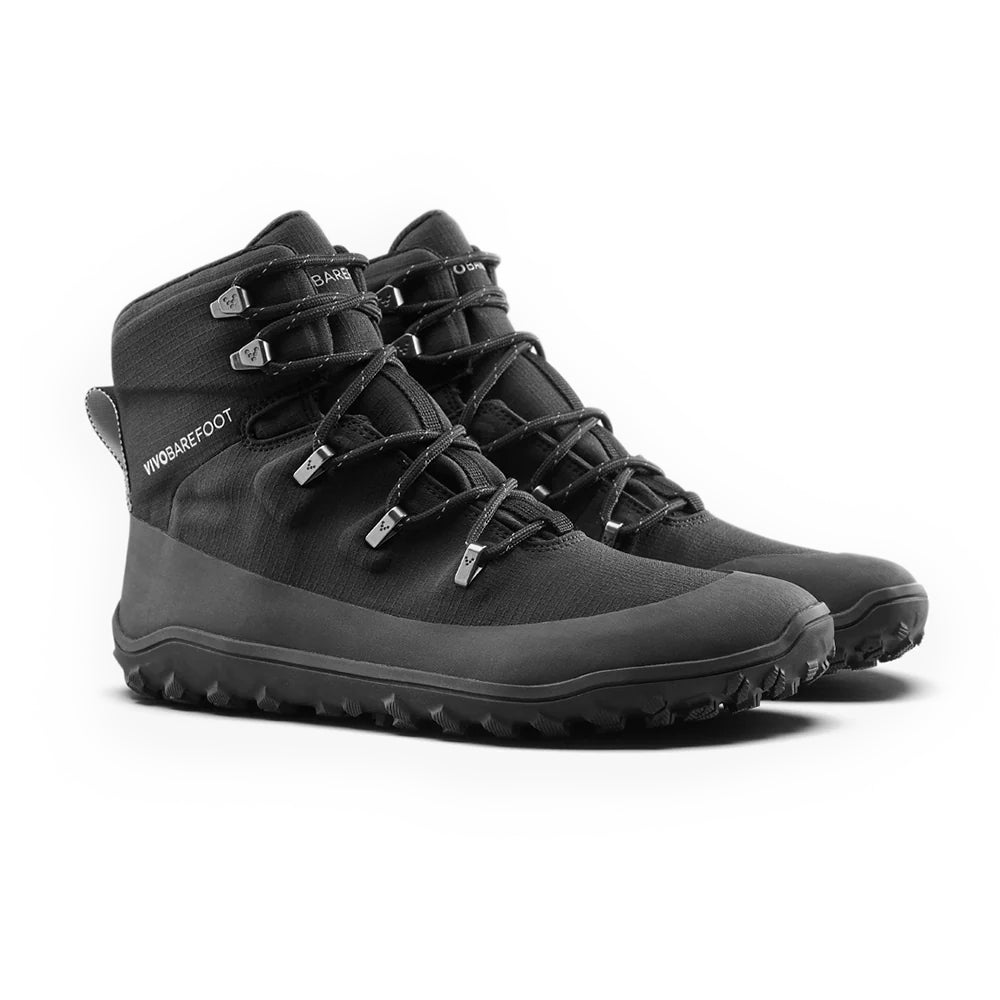 Vivobarefoot Tracker Textile AT Waterproof - Obsidian (Womens) - EU 38