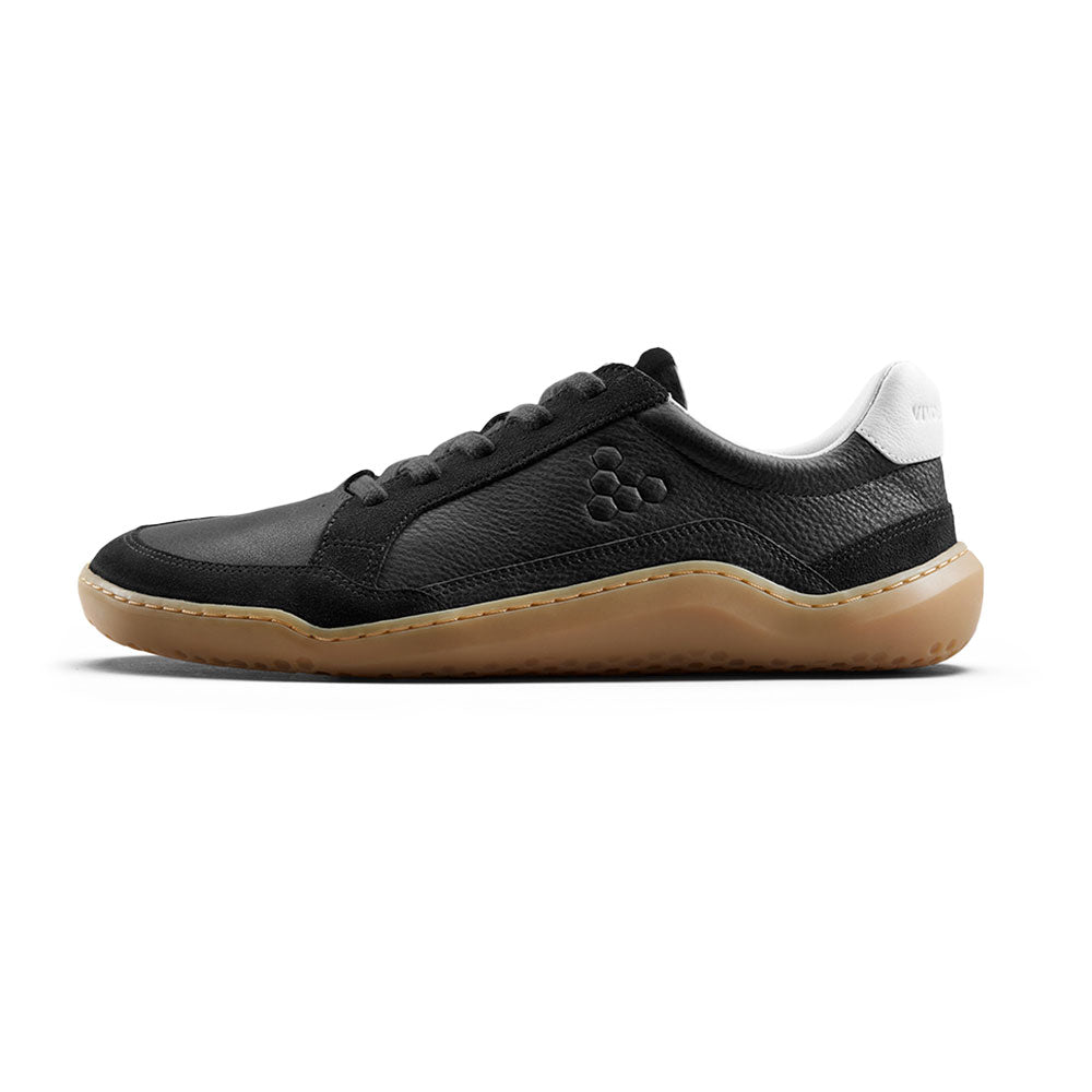 Vivobarefoot Gobi II Sneaker Premium Leather (Mens) - Obsidian