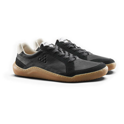 Vivobarefoot Gobi II Sneaker Premium Leather (Mens) - Obsidian