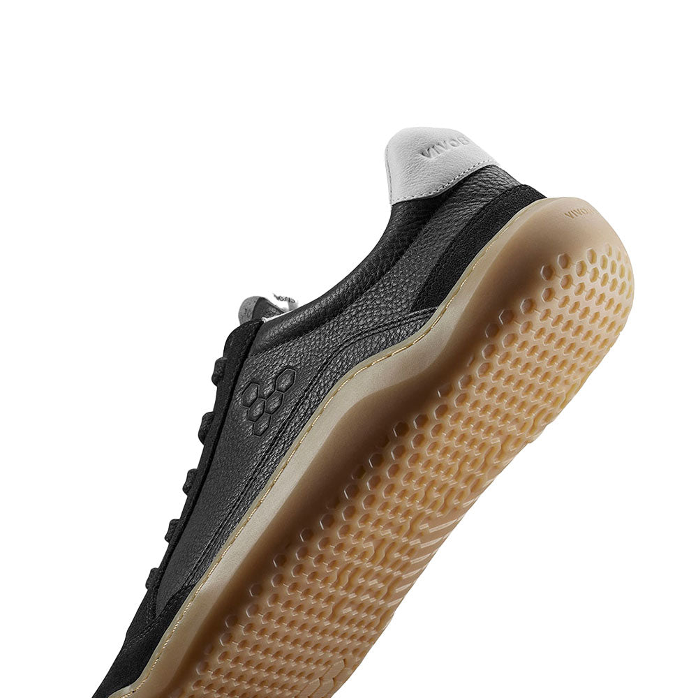 Vivobarefoot Gobi II Sneaker Premium Leather (Mens) - Obsidian