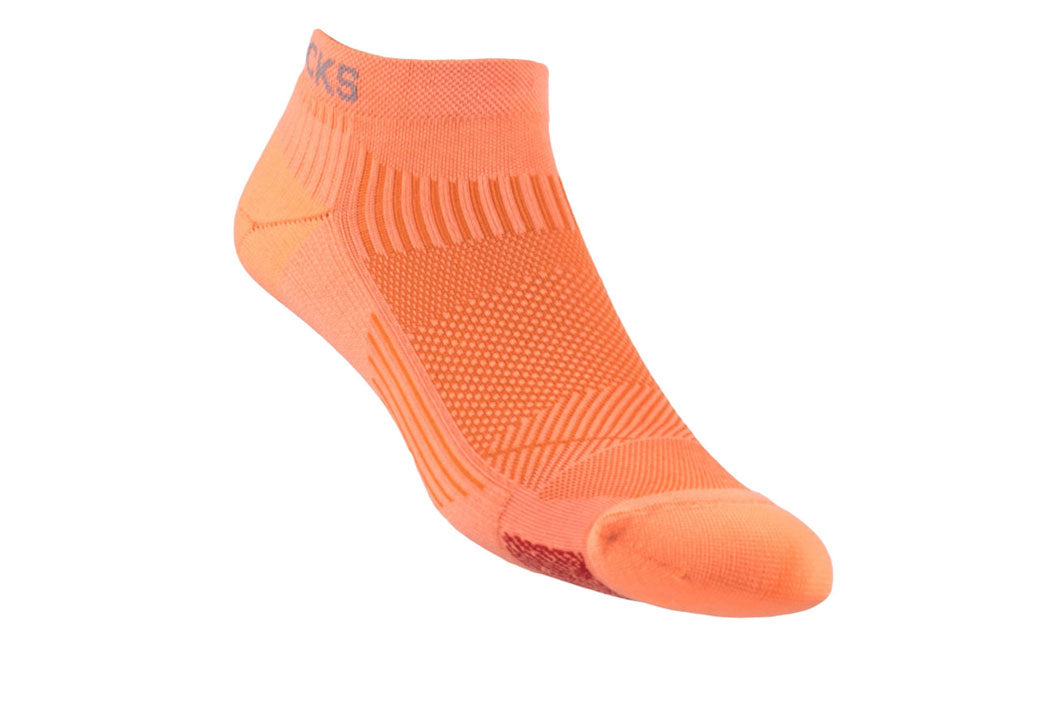 Biowin Neurosocks - Athletic No Show -  Neon Orange