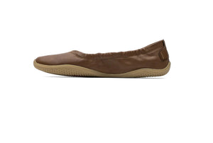 Vivobarefoot Primus Asana Yin Ballerina Leather (Womens) - Tan