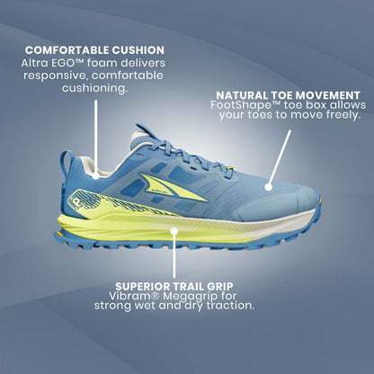 Altra - Lone Peak 9+ Blue/Lime- Womens