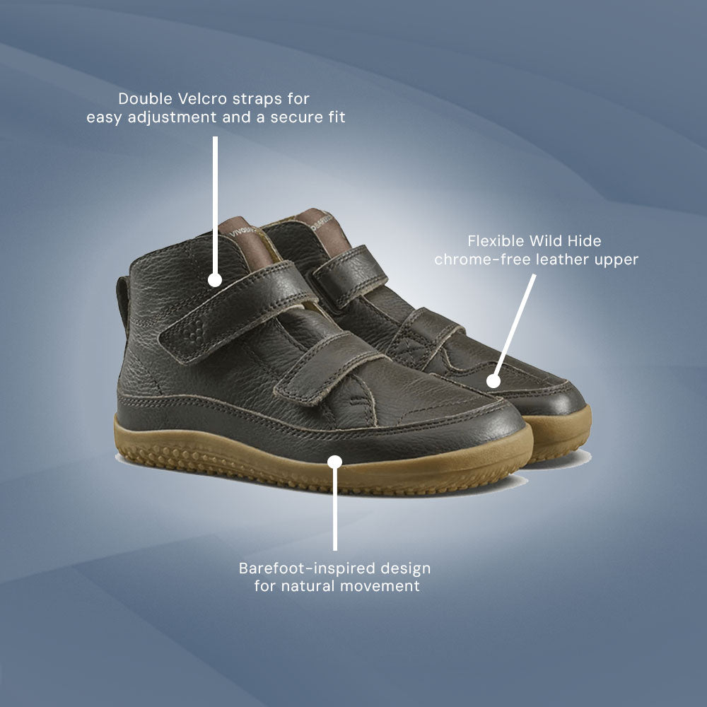 Vivobarefoot - Gobi Boots Kids - Bracken
