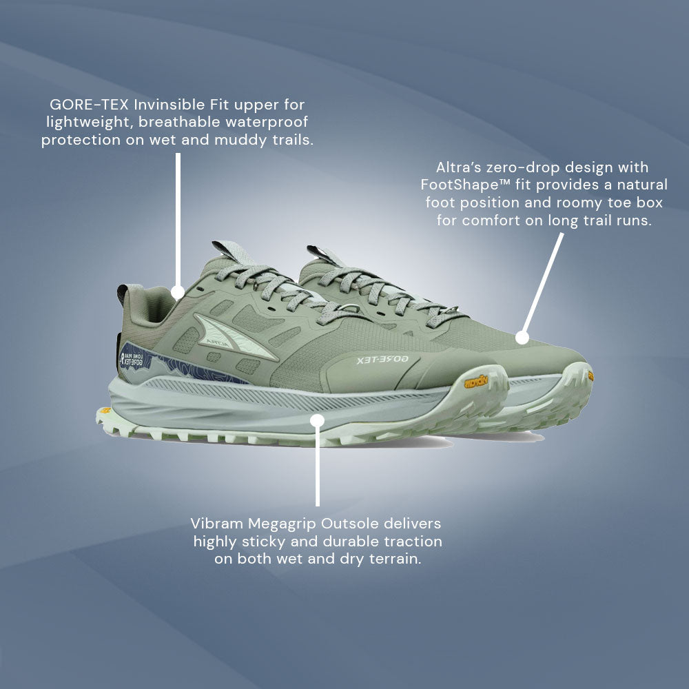 Altra - Lone Peak 9+ GTX - Dusty Olive - Womens