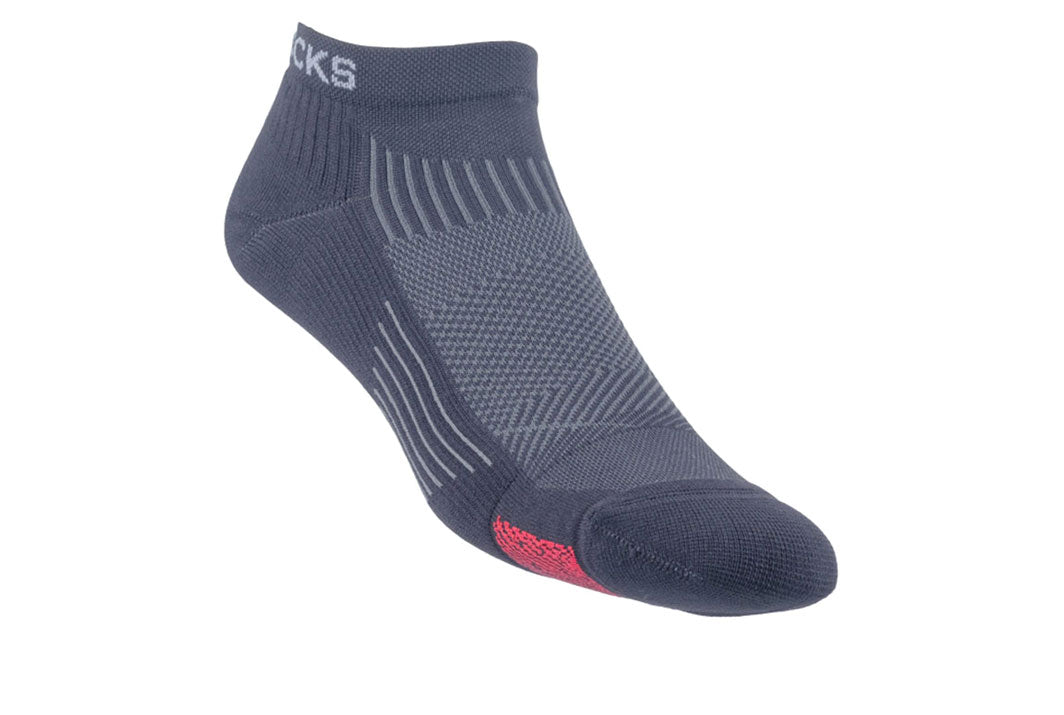 Biowin Neurosocks - Athletic No Show -  Stingtray Grey