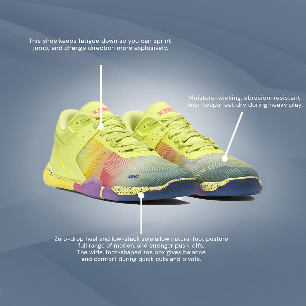 XeroShoes - X1 Low - Basketball Shoe - Mens - Sunny Lime