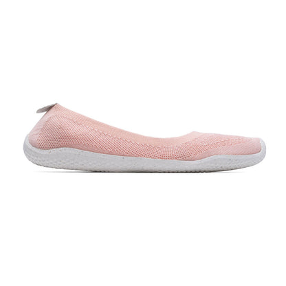 Vivobarefoot Primus Asana Yin Ballerina Knit (Womens) - Peach Melba