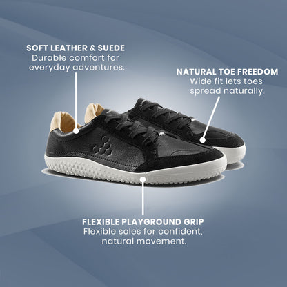 Vivobarefoot - Gobi Sneaker Juniors - Obsidian