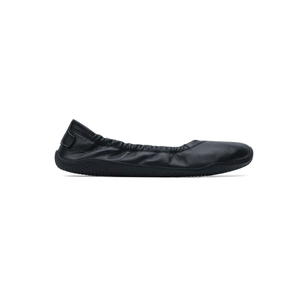 Vivobarefoot Primus Asana Yin Ballerina Leather (Womens) - Obsidian