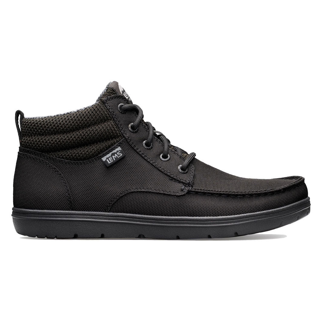 Lems - Boulder Boot Mid - Jet Black (Unisex) CLEARANCE USM3.5