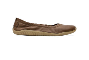 Vivobarefoot Primus Asana Yin Ballerina Leather (Womens) - Tan