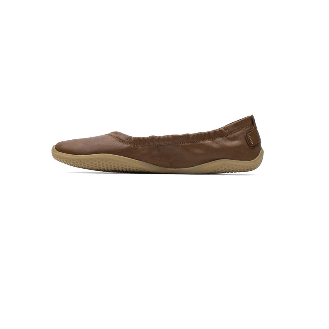 Vivobarefoot Primus Asana Yin Ballerina Leather (Womens) - Tan