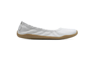 Vivobarefoot Primus Asana Yin Ballerina Leather (Womens) - Limestone