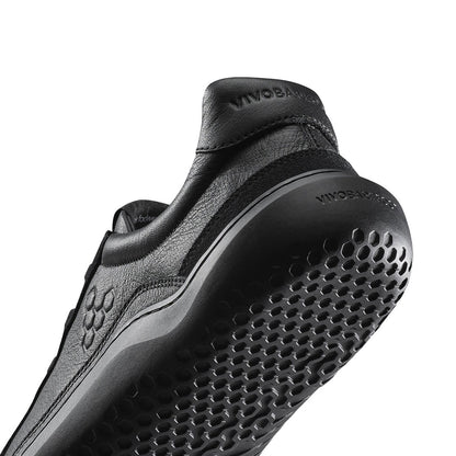 Vivobarefoot Gobi II Sneaker Premium Leather (Mens) - Triple Obsidian