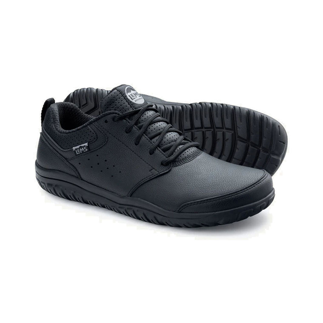 Lems - Primal Zen Leather - Black (Unisex) - US M12