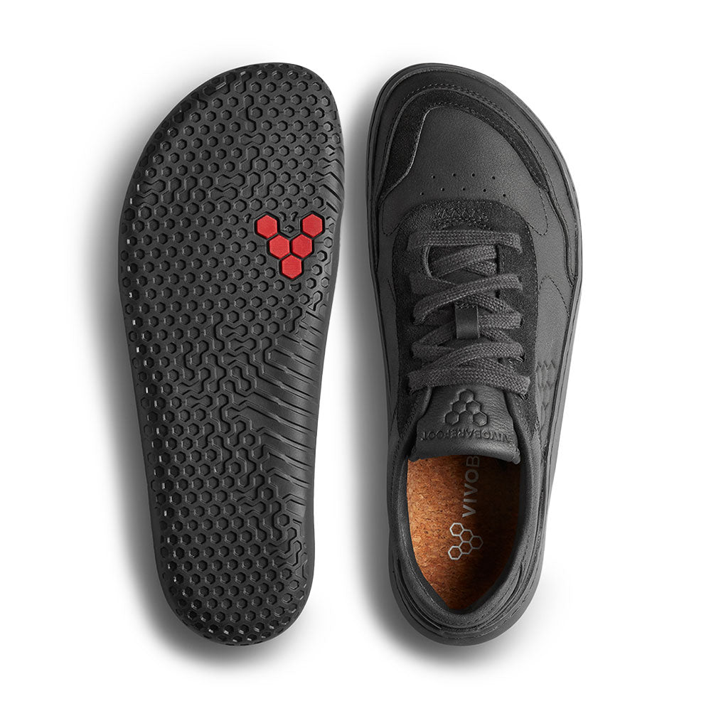 Vivobarefoot Gobi Sneaker Leather (Womens) - Obsidian