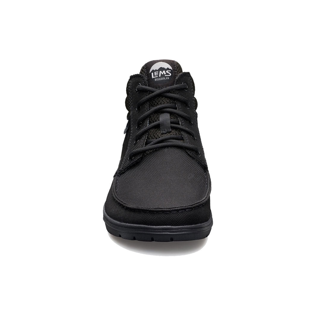 Lems - Boulder Boot Mid - Jet Black (Unisex) CLEARANCE USM3.5