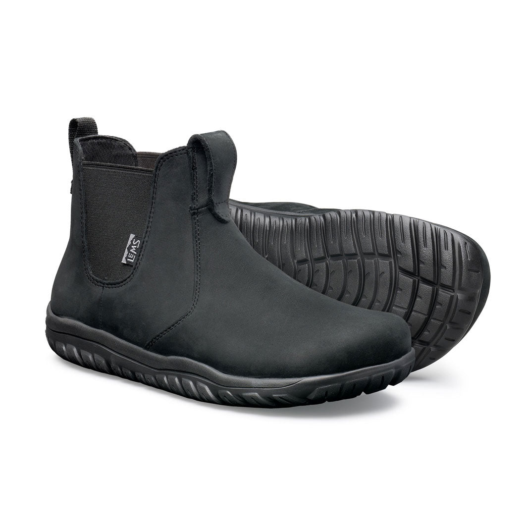 Lems - Chelsea Boot Waterproof - Obsidian (Unisex)