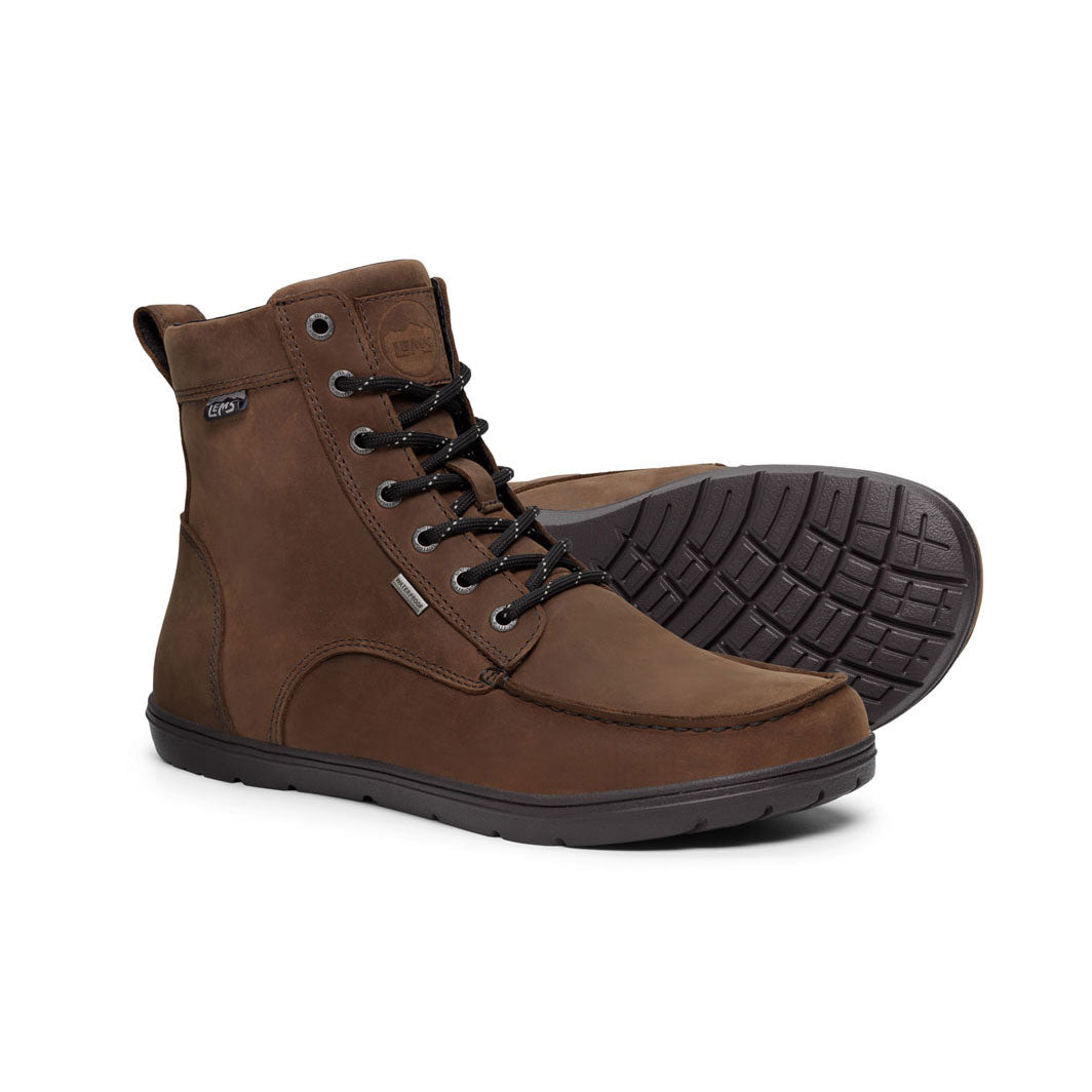 Lems - Waterproof Boulder Boot - Weathered Umber (Unisex) CLEARANCE - US M7.5 / W9