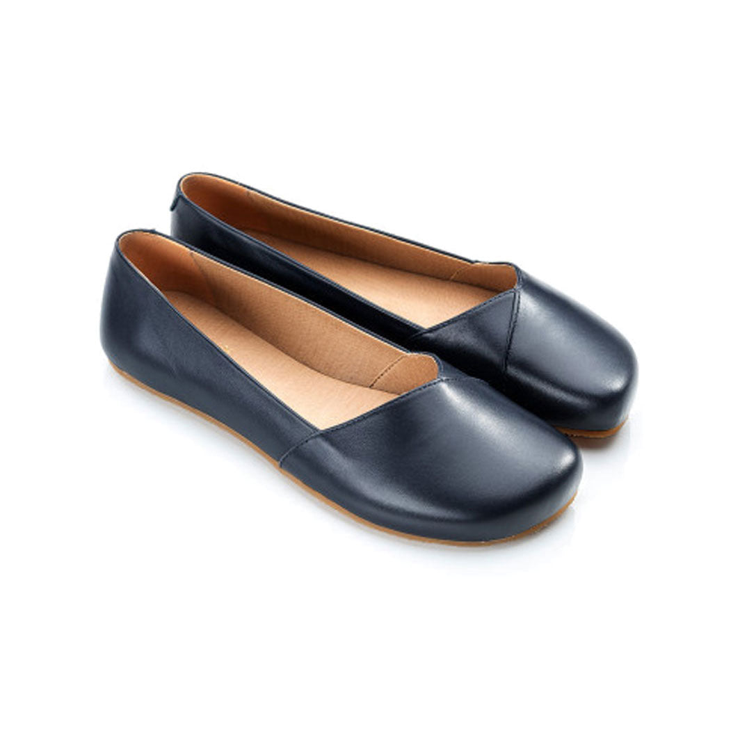Shapen - PEONY Barefoot Ballerinas - Navy (Womens) - EU39