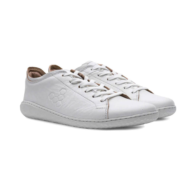 Vivobarefoot Geo Court III (Womens) - Bright White CLEARANCE