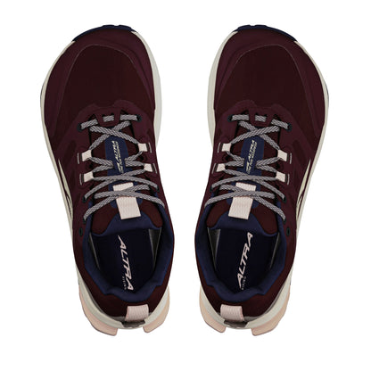 Altra - Lone Peak 9 Waterproof Low - Maroon - Womens