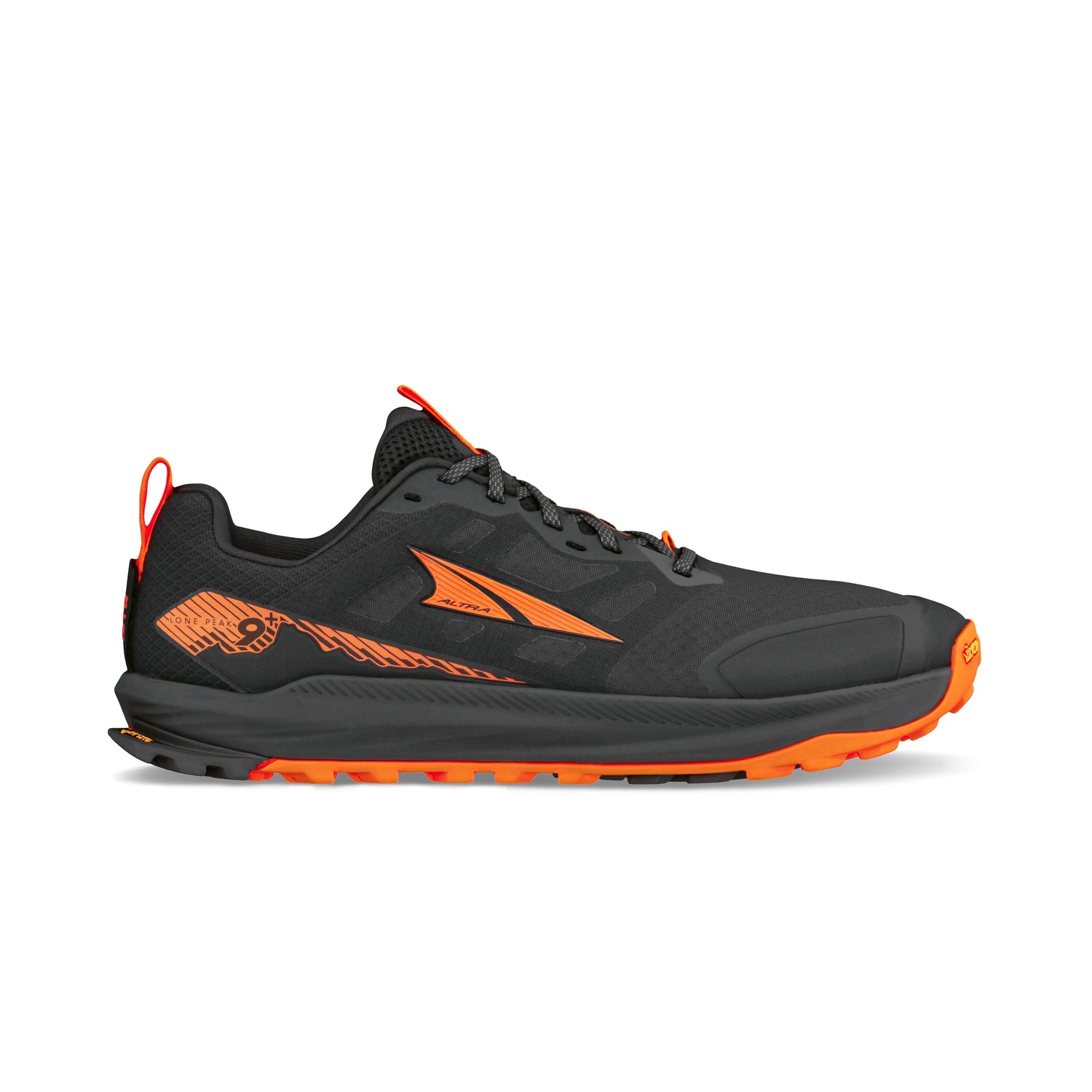Altra - Lone Peak 9+ - Black/Orange - Mens